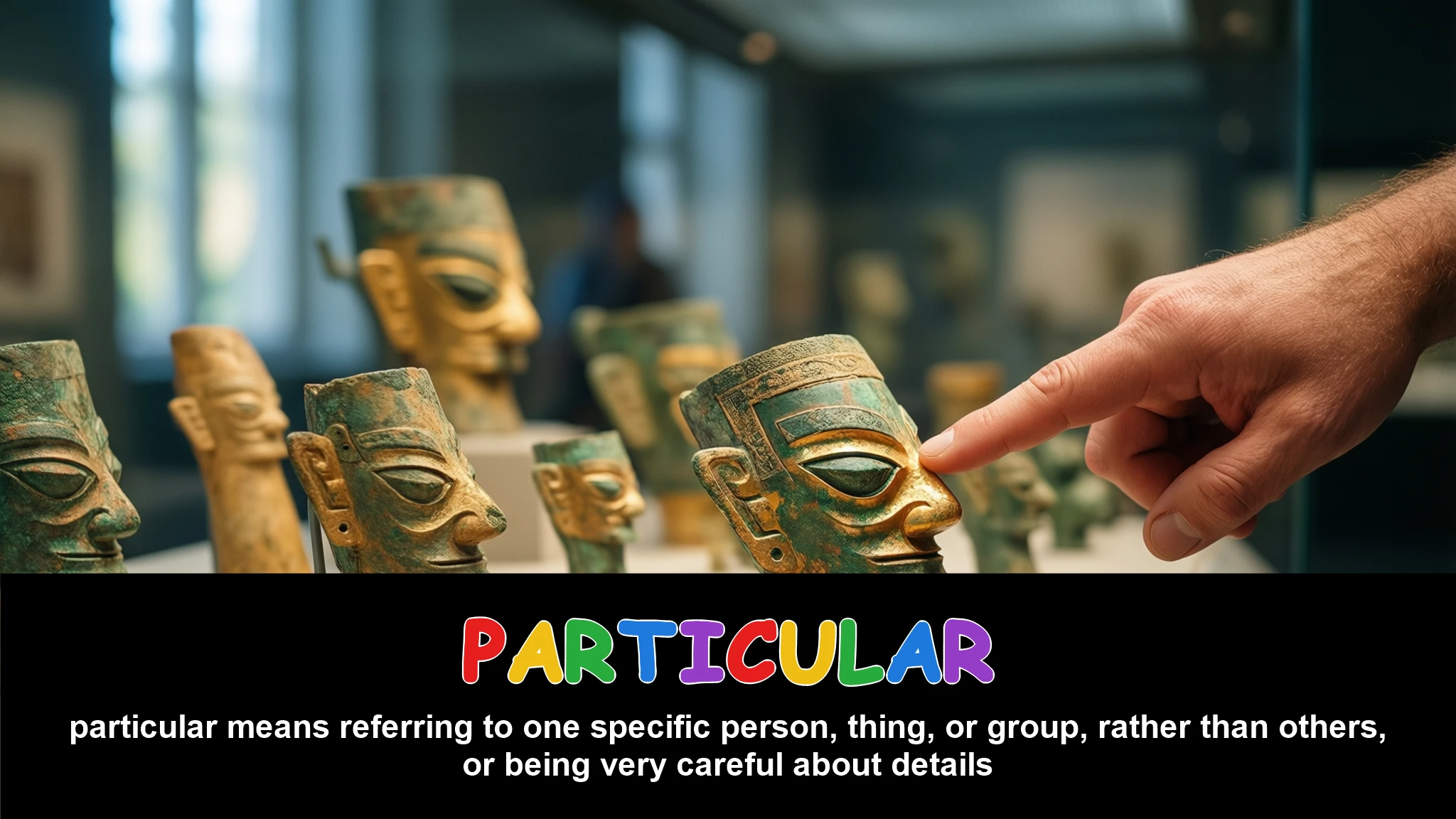 English Illustration for particular